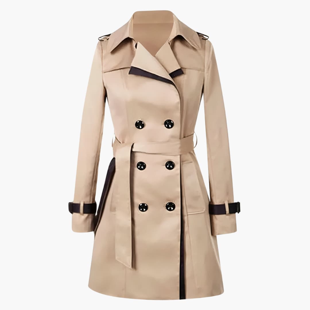 Damen Trenchcoat klassisch mit Gürtel - Image 5