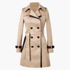 Damen Trenchcoat klassisch mit Gürtel - Image 5