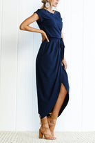 Damen Knöchellanges Kleid Lässig - Image 10