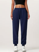 Damen Gefütterte Jogginghose mit Bündchen Winter Kuschelig - Image 14