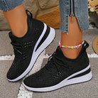 Damen Orthopädische Sneaker Strasssteinen Glitzer - Image 19