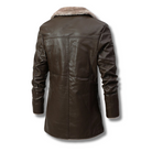 Herren Leder Winterjacke Fellfutter warm - Image 4