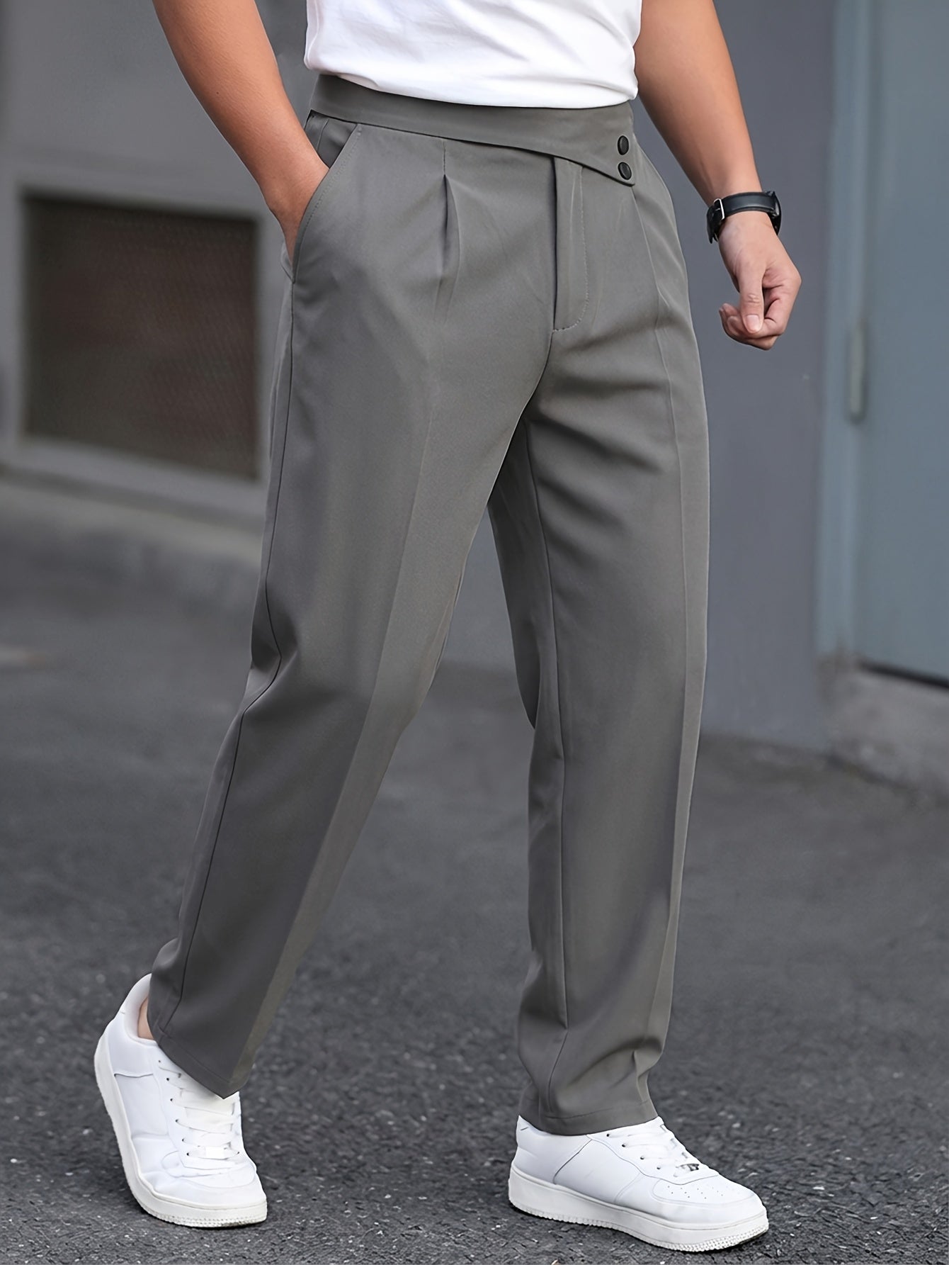 Herren Bundfaltenhose Elegante Winterhose Maßgeschneidert - Image 19
