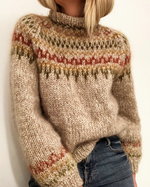 Mathis – Dámský pletený svetr ve vintage stylu