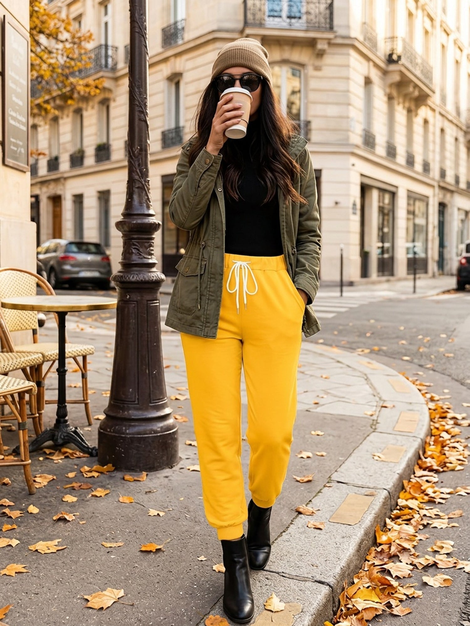 Damen Tapered Jogginghose Relaxed Fit - Image 4