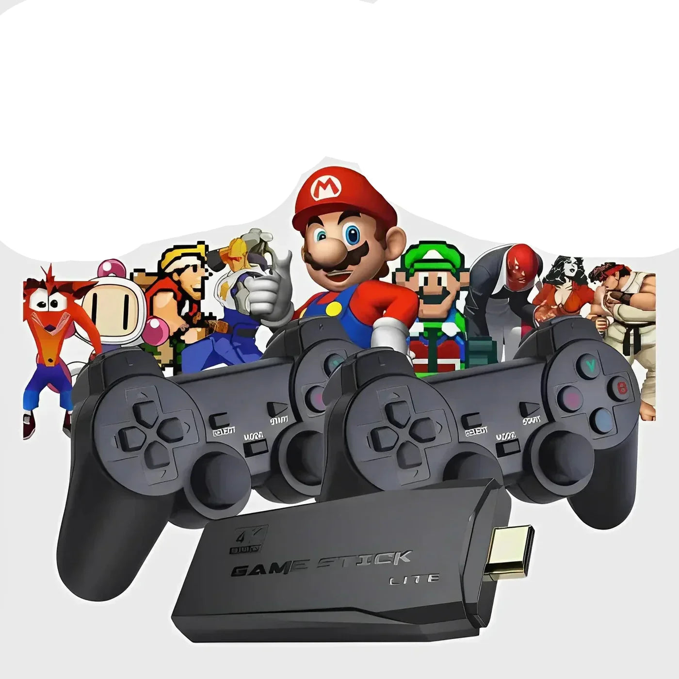 Game Stick Retro 4K Spielkonsole 20000 Spiele HDMI kabellos
