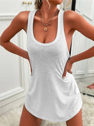 Damen Tanktop Elegant Bequem Basic Trägertop - Image 3