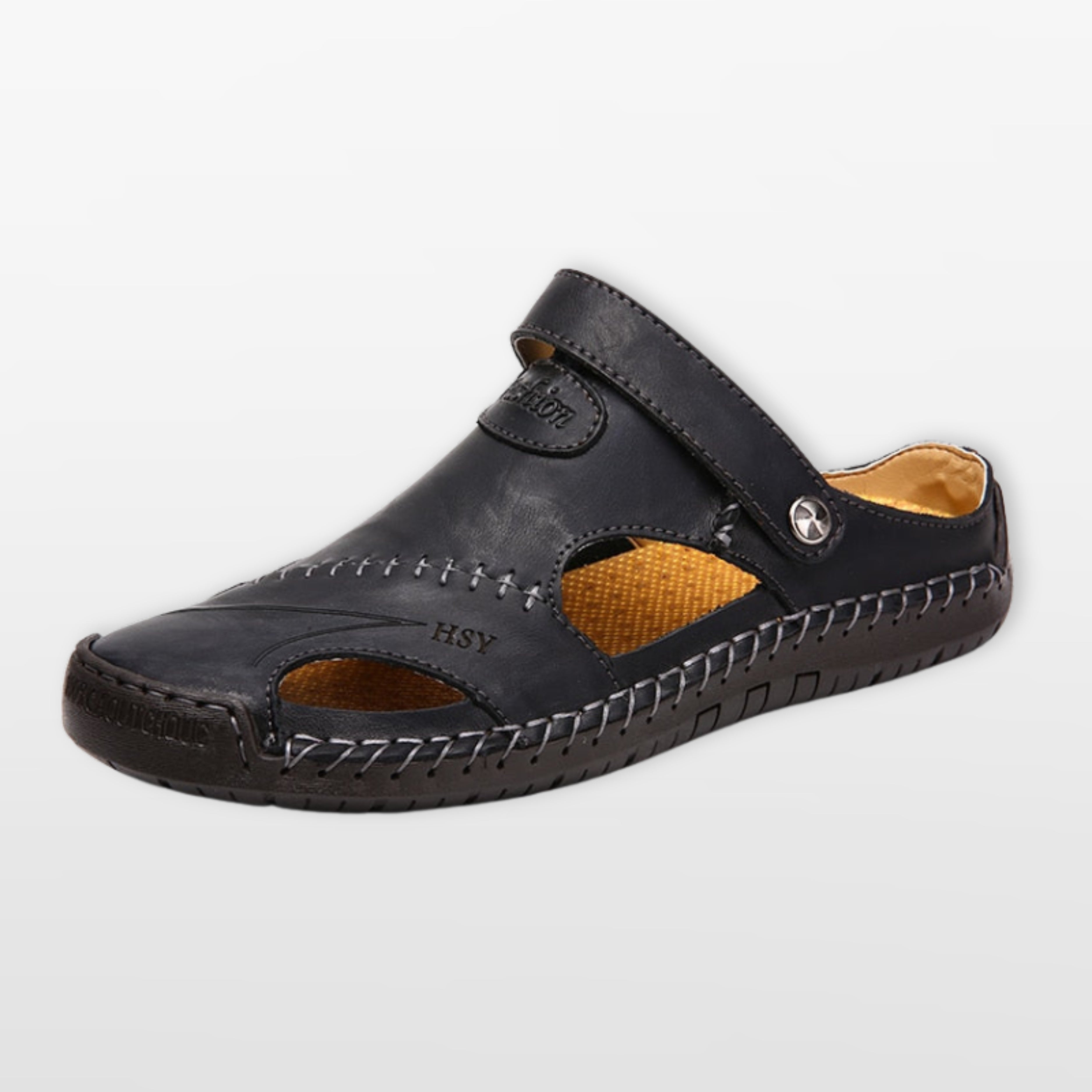 Herren Leder Sandalen Geschlossen Fisherman - Image 4