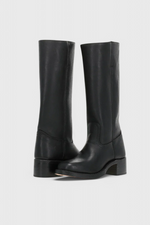 Botas de invierno de cuero para mujer