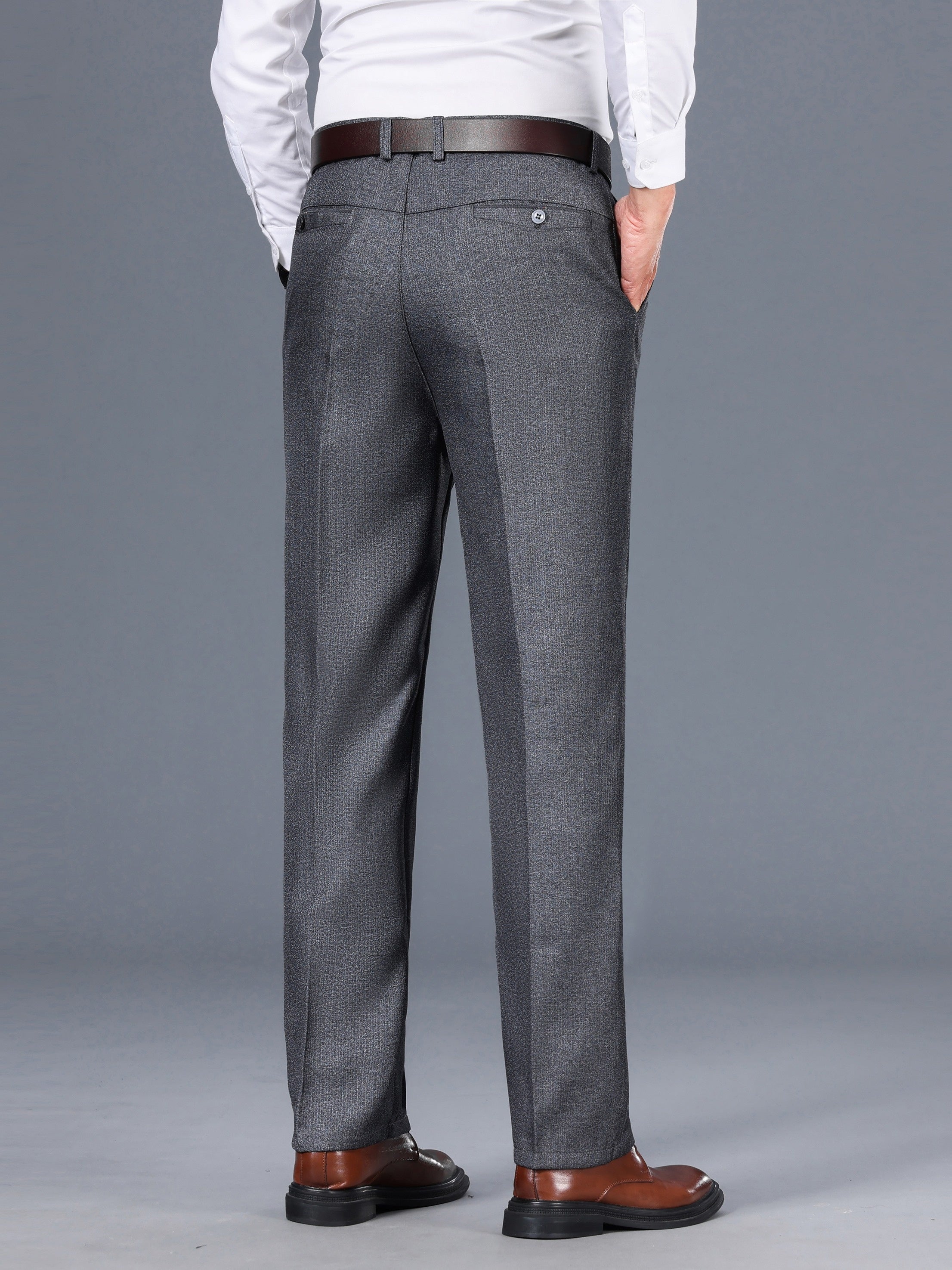 Damen Stoffhose Gerades Bein Business Tailored Fit - Image 2