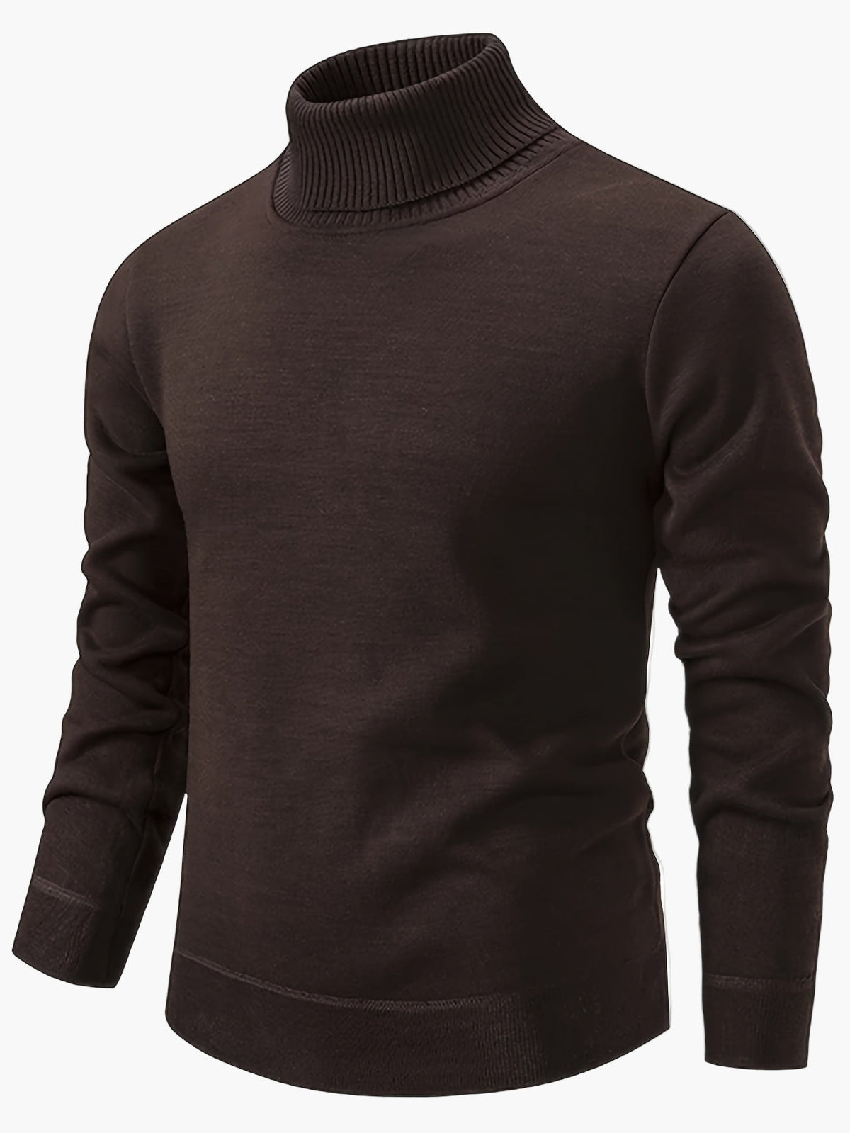 Herren Rollkragenpullover Feinstrick Slim Fit elegant - Image 7