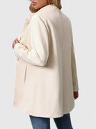 Damen Elegante Jacke Kragenlos Tailliert - Image 3