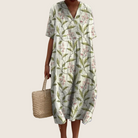 Damen Geblümtes Sommerkleid - Image 7