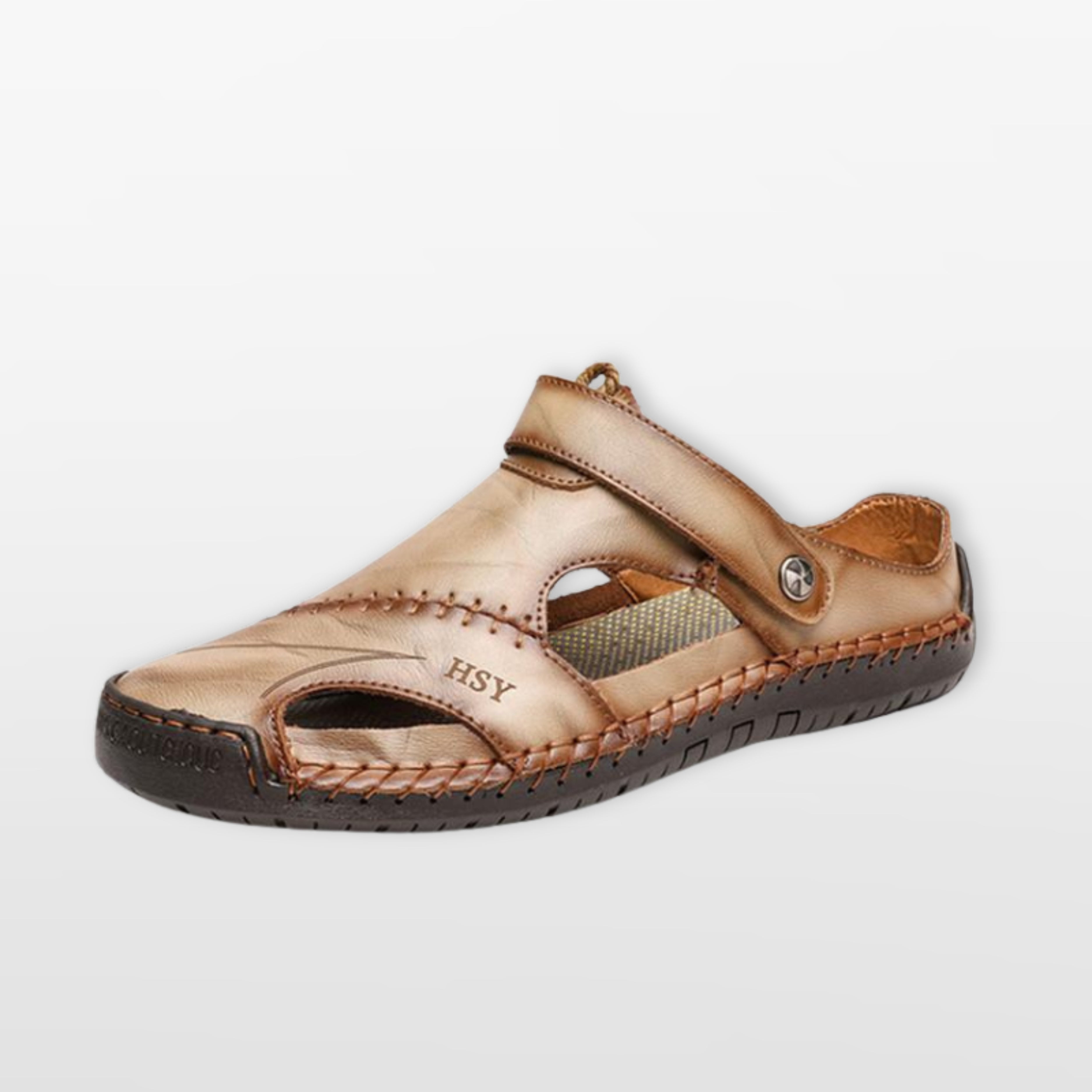 Herren Leder Sandalen Geschlossen Fisherman - Image 3