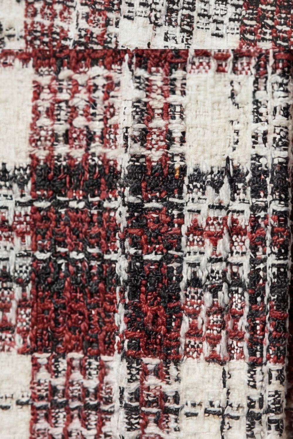 Damen Woll Capemantel Vintage Karo - Image 6