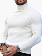 Herren Rollkragenpullover Feinstrick Slim Fit elegant - Image 6