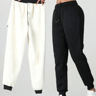 Damen Gefütterte Jogginghose mit Bündchen Winter Kuschelig