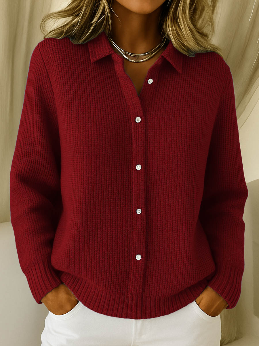 Damen Strickjacke Klassisch mit Knöpfen - Image 3