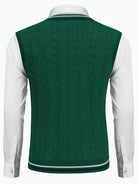 Herren Strick V-Ausschnitt Weste - Image 28