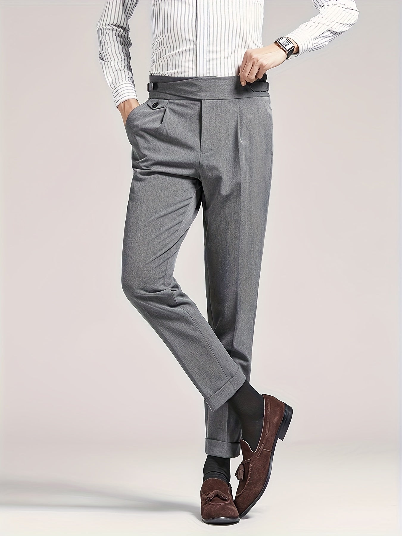 Herren Faltenhosenanzug Maßgeschneidert Hose

Wait, let me reconsider properly.

Herren Bundfaltenhose Maßgeschneidert

Rethinking with proper German shopping terms:

**Herren Bundfalten Hose Tailored**

Final answer:

Herren Bundfaltenhose Slim Fit - Image 10