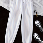 Damen Elegante Jogginghose Kordelzug Relaxed Fit - Image 22