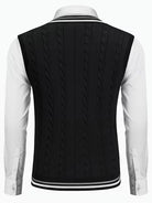 Herren Strick V-Ausschnitt Weste - Image 18