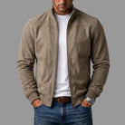 Herren Bomberjacke Wildlederoptik - Image 2