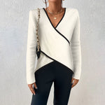 Serapina – Maglione di lusso da donna con scollo a V e vestibilità comoda