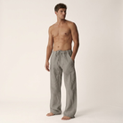 Men's Linen Cotton Drawstring Pants Loose Fit Summer - Image 8