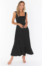 Damen Trägerloses Kleid mit Schnürung - Image 9