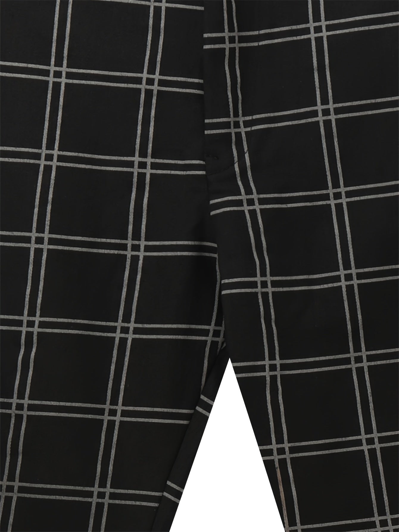Herren Slim Fit Karierte Hose - Image 6