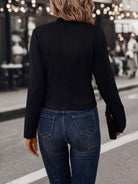 Damen Übergangsjacke Wildlederimitat Zweireihig - Image 7