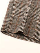 Damen Karierte Weite Hose Marlene Stil - Image 6