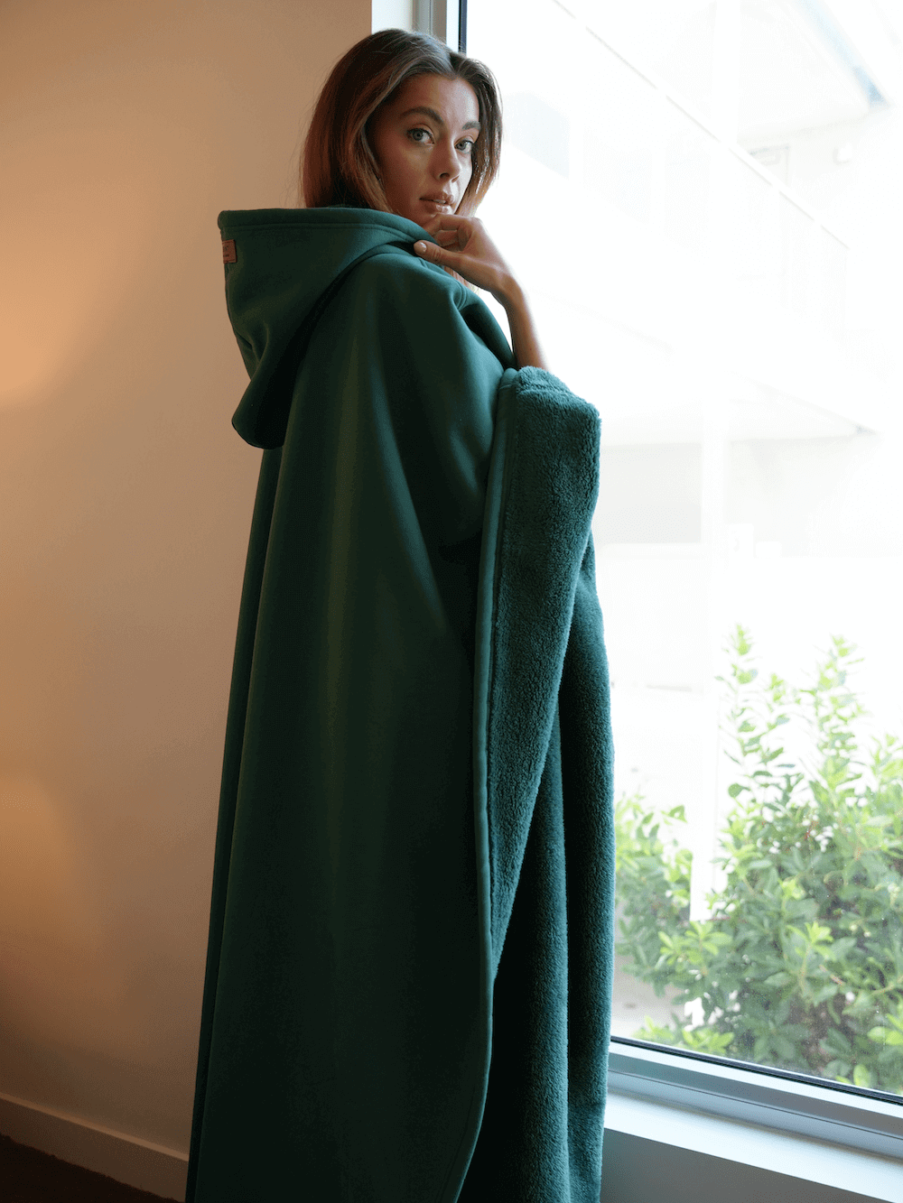 Damen Gewichteter Hoodie Oversized Kapuzenpullover Anti-Stress - Image 3