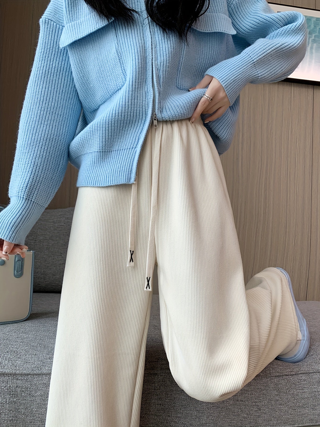Damen Fleece Weithose - Image 11
