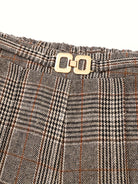 Damen Karierte Weite Hose Marlene Stil - Image 4