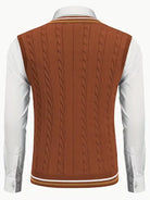 Herren Strick V-Ausschnitt Weste - Image 13