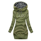 Damen Hoodie Elegant Kapuzenpullover Stilvoll - Image 2