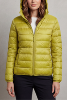 Damen Leichte Packbare Kapuzen Steppjacke - Image 29