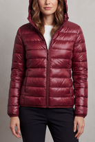 Damen Leichte Packbare Kapuzen Steppjacke - Image 11