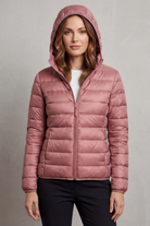 Damen Leichte Packbare Kapuzen Steppjacke - Image 14