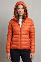 Damen Leichte Packbare Kapuzen Steppjacke - Image 18