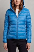 Damen Leichte Packbare Kapuzen Steppjacke - Image 19