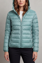Damen Leichte Packbare Kapuzen Steppjacke - Image 21