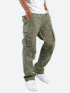 Herren Cargohose gerades Bein mit Pattentaschen