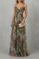 Damen Wasserfarben Maxikleid ärmellos Hochzeitsgast - Image 5