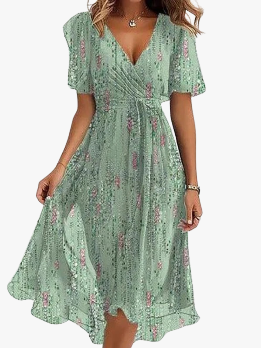 Damen Kleid Geblümt