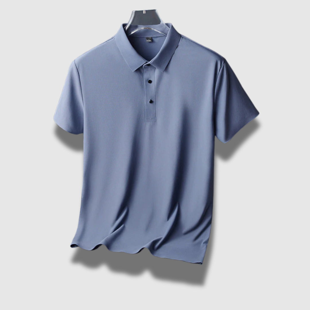 Herren Seiden Polohemd Leicht Premium - Image 6