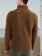 Herren Troyer Rippstrick Pullover mit Reißverschluss - Image 6