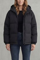Damen Steppjacke mit Kapuze Pufferjacke Gesteppt - Image 6